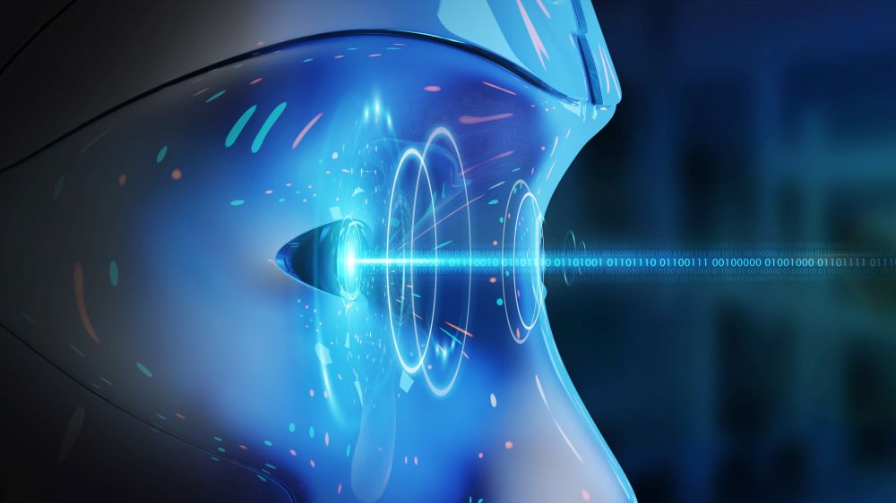 AI computer vision blue eye
