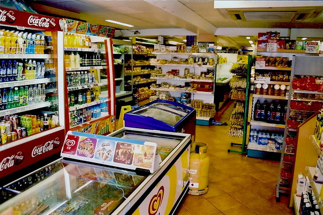 Inside of a convenience store