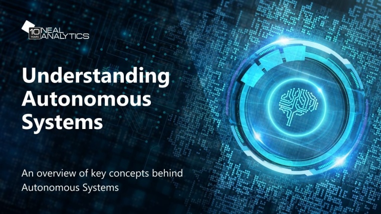 YouTube thumbnail with blue AI brain background and text "Understanding Autonomous Systems"