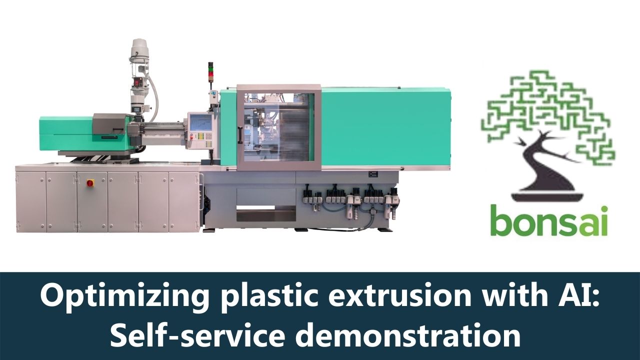 Optimizing plastic extrusion with AI: Self-service demonstration