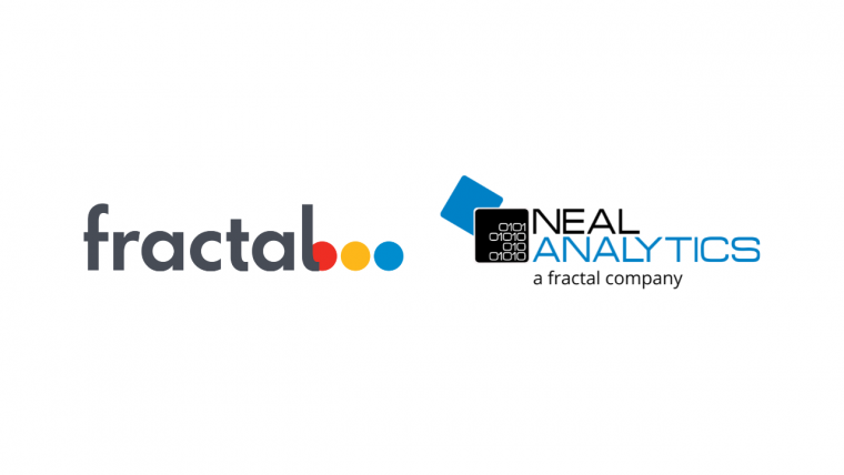 Fractal logo and Neal Analytics logo side by side on white background