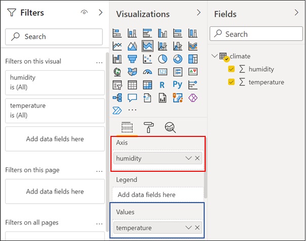 Creating Power BI reports with filters