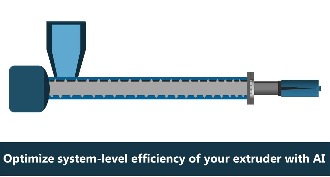 Optimize system-level efficiency of your extruder with AI