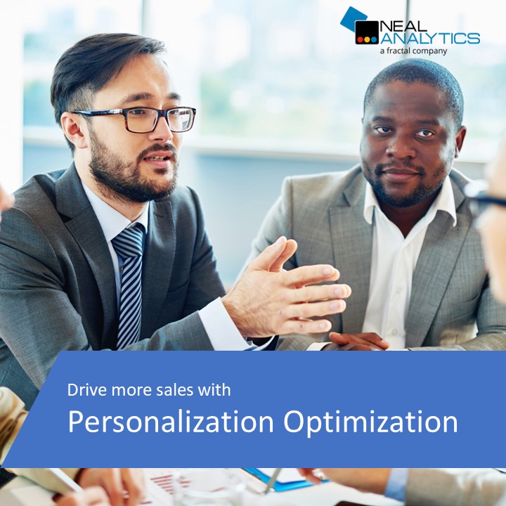 Two sellers discuss personalization optimization with a customer